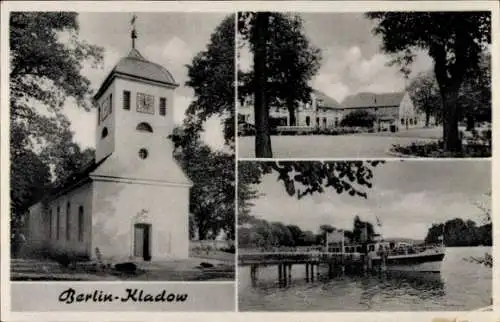 Ak Berlin Spandau Kladow, Kirche