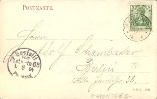 Ak Tautenburg in Thüringen, Teilansicht