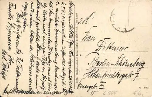 Passepartout Ak Reuß Gera in Thüringen, Heinrichstraße