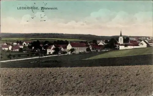 Ak Lederhose in Thüringen, Totalansicht