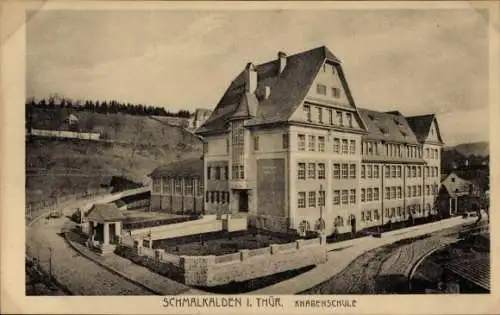 Ak Schmalkalden im Thüringer Wald, Knabenschule