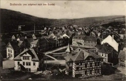 Ak Brotterode Trusetal in Thüringen, Ortspartie, Teilansicht