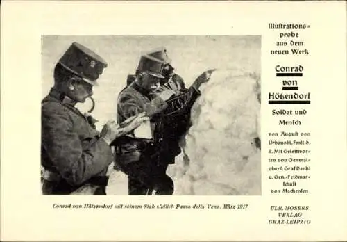 Ak General Conrad von Hötzendorf, Chef des Generalstabes der Armee Österreich Ungarns