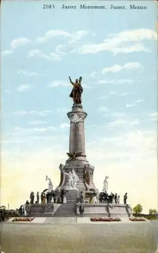 Ak Juárez Mexiko, Denkmal