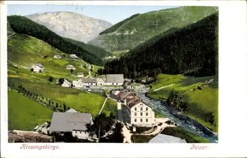 Ak Pec pod Sněžkou Petzer Reg Königgrätz, Panorama