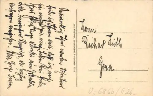 Ak Benignengrün Wurzbach in Thüringen, Iwans Hotel