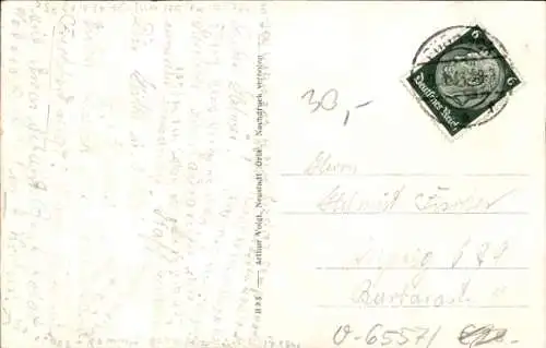 Ak Krölpa in Thüringen, Café Petzold