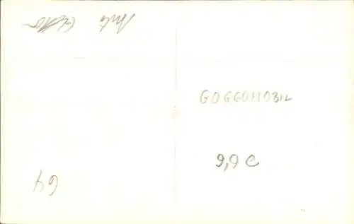 Foto Ak Auto, Goggomobil, Ehepaar