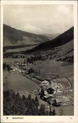 Ak Josefův Důl u Jablonce nad Nisou Josefodol Josefstal Isergebirge Reg. Reichenberg, Gesamtansicht