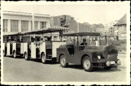 Ak Zoute Knokke Heist Westflandern, Express, Auto Zug