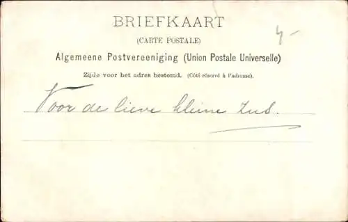 Künstler Ak Java Indonesien, Wäscher am Flussufer