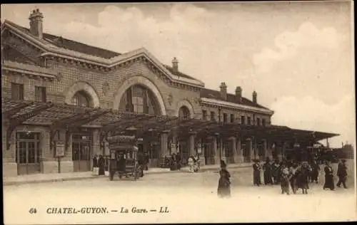 CPA Châtel Guyon Puy de Dôme, Gare