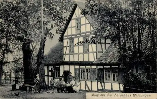 Ak Duderstadt, Forsthaus Wildungen, heute Forsthaus Rotewarte, in der Nähe der Ruine Wildungen