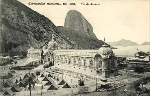 Ak Rio de Janeiro Brasilien, Exposicao Nacional de 1908, Pavilhao