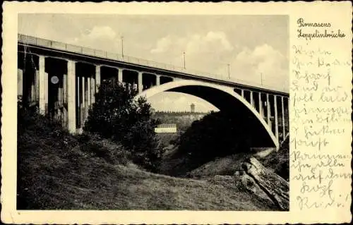 Ak Pirmasens am Pfälzerwald, Zeppelinbrücke