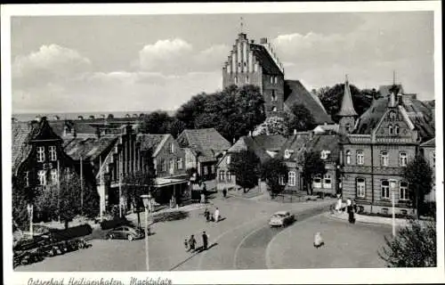 Ak Heiligenhafen in Ostholstein,  Marktplatz
