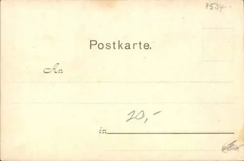 Passepartout Ak Gräfenhausen Birkenfeld in Württemberg, Totale, Pfarrhaus, Rathaus, Gasthof