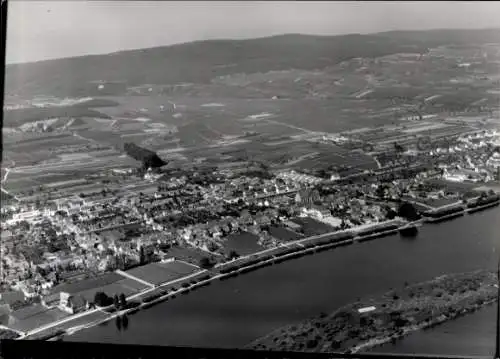 Foto Mittelheim Oestrich Winkel am Rhein Rheingau, Fliegeraufnahme