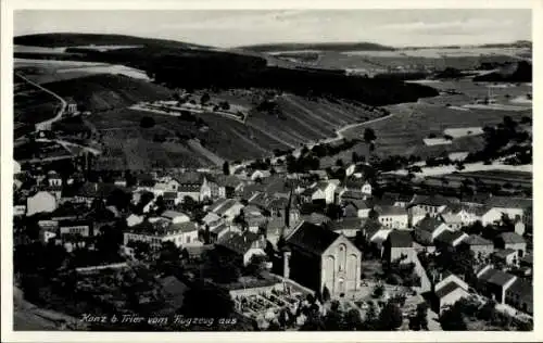 Ak Conz Konz an der Mosel, Fliegeraufnahme