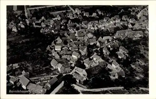 Ak Ravolzhausen Neuberg in Hessen, Fliegeraufnahme