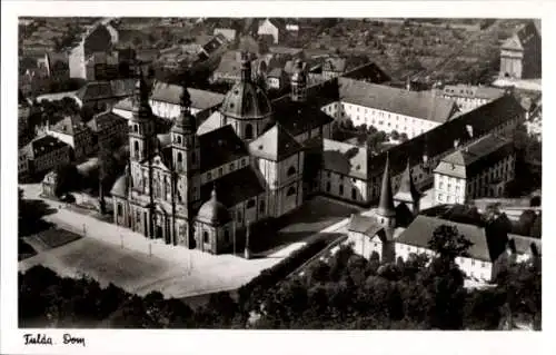 Ak Fulda in Hessen, Fliegeraufnahme, Dom