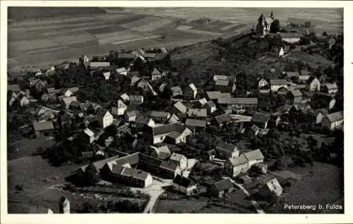 Ak Petersberg in Hessen, Fliegeraufnahme