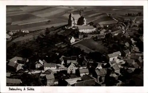 Ak Petersberg Hessen, Fliegeraufnahme