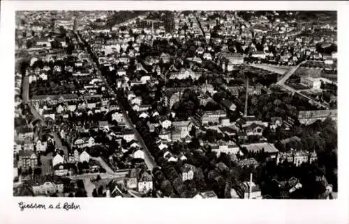 Ak Gießen an der Lahn Hessen, Fliegeraufnahme