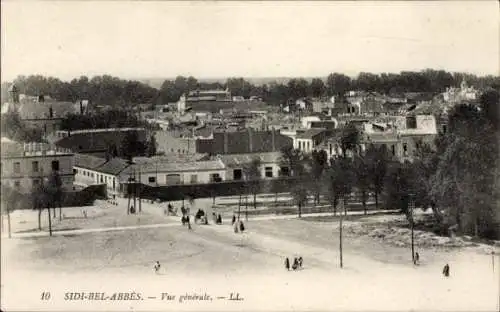Ak Sidi Bel Abbes Algerien, Gesamtansicht