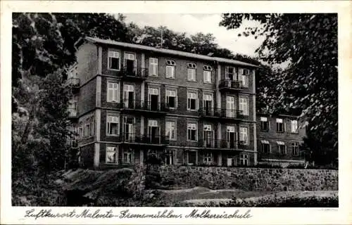 Ak Gremsmühlen Malente in Ostholstein, Molkereischule