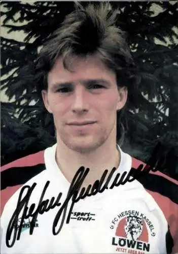 Autogrammkarte Fußballer Stefan Studtrucker, FC Hessen Kassel, Autogramm