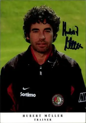 Autogrammkarte Trainer Hubert Müller, FC Augsburg, Autogramm