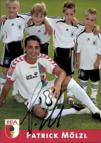 Autogrammkarte Fußballer Patrick Mölzl, FC Augsburg, Autogramm