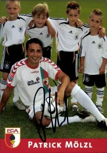 Autogrammkarte Fußballer Patrick Mölzl, FC Augsburg, Autogramm