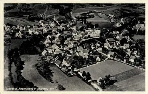 Ak Laaber Pilsach in der Oberpfalz, Luftaufnahme von Laaber, Häuser, Felder, Landschaft