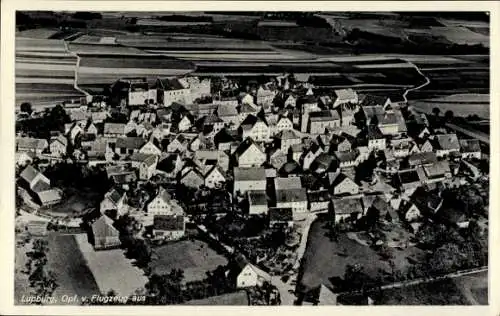 Ak Lupburg Oberpfalz, Luftaufnahme von  viele Häuser, ländliche Umgebung