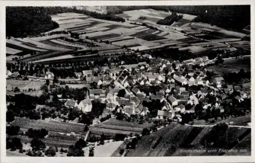 Ak Sindolsheim Rosenberg in Baden, Fliegeraufnahme