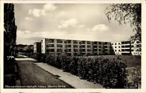 Ak Berlin Neukölln Britz, Baugenossenschaft Ideal