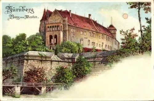 Halt gegen das Licht Litho Nürnberg in Mittelfranken, Burg