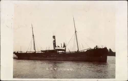 Foto Ak Dampfer S.S. Corrwg