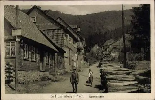 Ak Bad Lauterberg im Harz, Kummelstraße