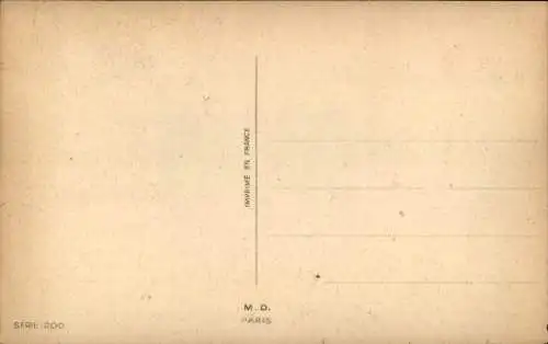 Künstler Ak Lasandine, La revue des caleçons, Humor