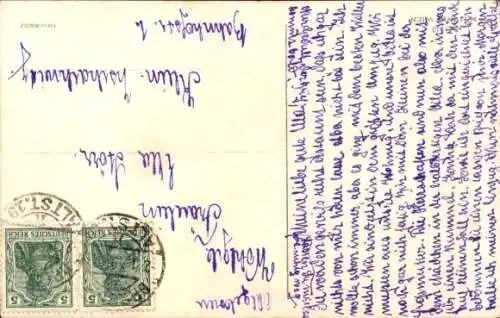 Ak Frohe Weihnachten, Tannenbaum, Gruß vom Christkind, Engel