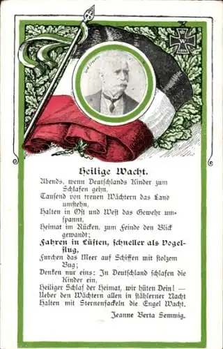 Lied Ak Heilige Wacht, Graf Zeppelin, Portrait