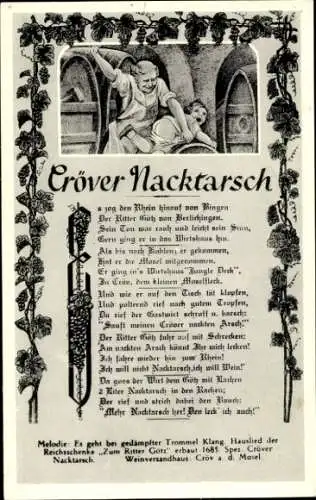 Lied Ak Cröver Nacktarsch