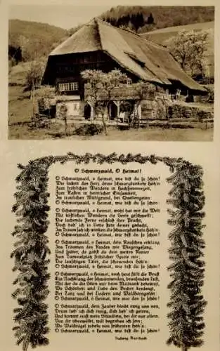 Lied Ak O Schwarzwald, O Heimat!