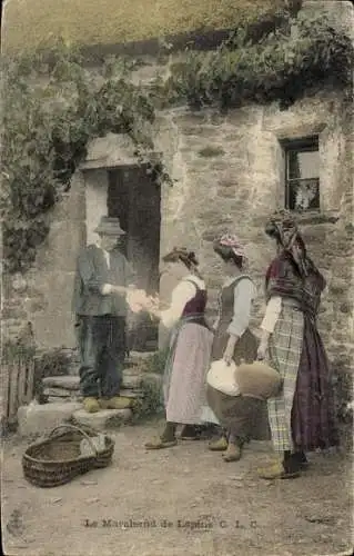 Ak Frankreich, Marktfrauen, Tracht