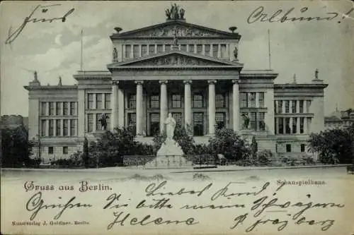 Ak Berlin Mitte, Alexanderplatz, Schauspielhaus