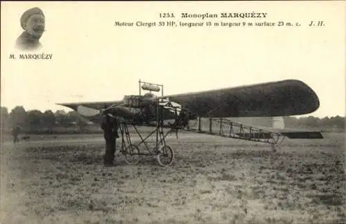 CPA Monoplan Marquezy, Flugzeug