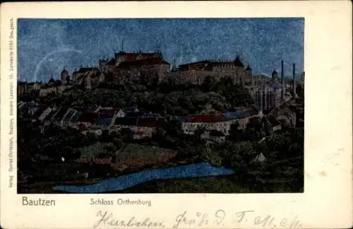 Luna Ak Bautzen in der Oberlausitz, Schloss Orthenburg